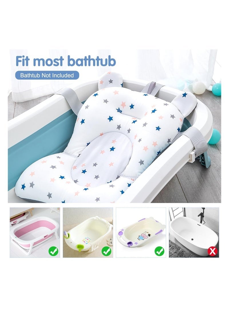 Bukela Xingmeng Bear Floating Bath Mat, Newborn Non-slip Bathing Grid (Universal Version Suitable for All Types of Bathtubs) - Image 5